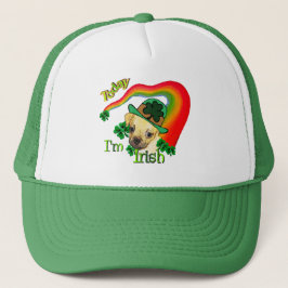 Puggle St Patricks Day Truckerkappe