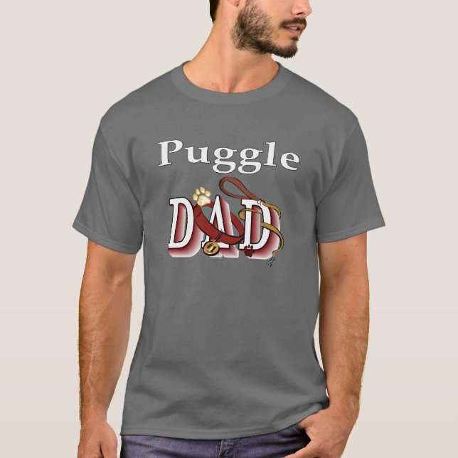 Puggle Vater Apparel T-Shirt (Vorderseite)
