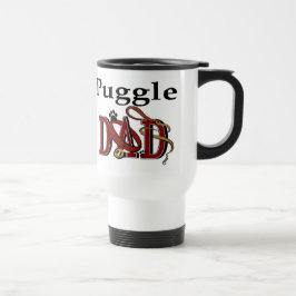 Puggle Vater Geschenke Reisebecher