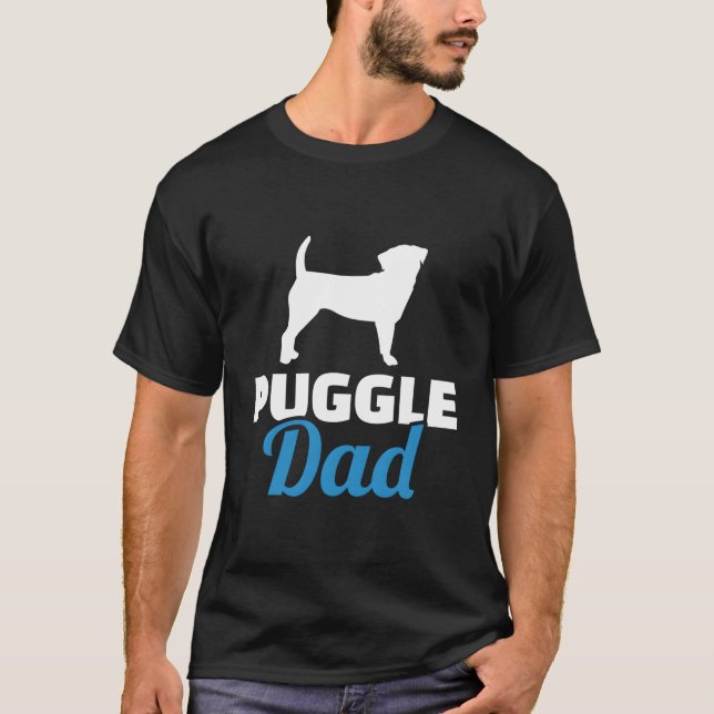 Puggle Vater T-Shirt (Vorderseite)