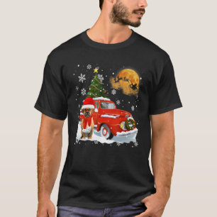 Puggle Vintage Wagon roter LKW Weihnachtsbaum Paja T-Shirt