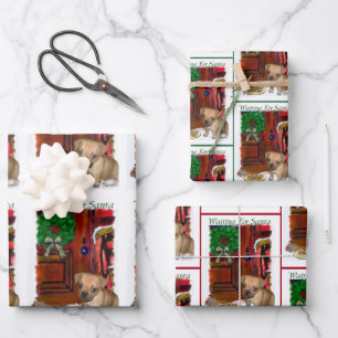 Puggle wartet auf Weihnachten Geschenkpapier Set