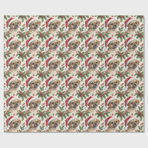 Puggle-Weihnachtspapier Geschenkpapier