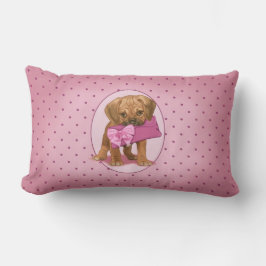 Puggle Welpe und Kupplung Lendenkissen