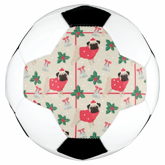 Puggy Christmas Soccer Ball (Vorderseite)