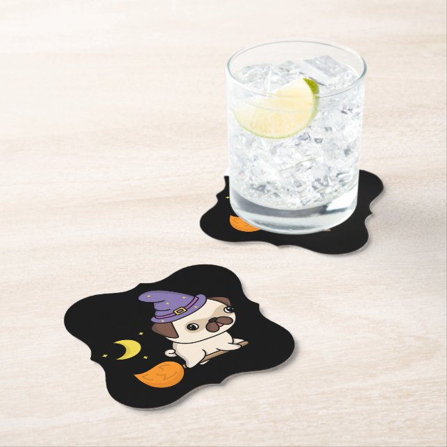 Puggy Witch Coasters #2 Untersetzer (Vor Ort)