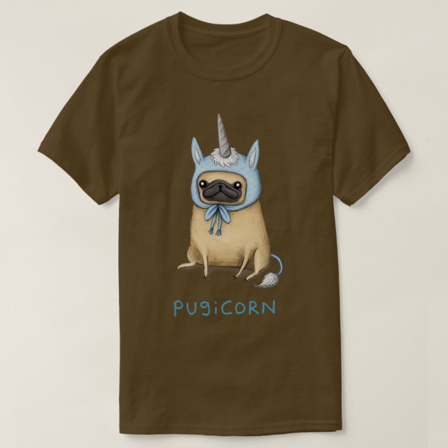 Pugicorn Fawn T-Shirt (Design vorne)