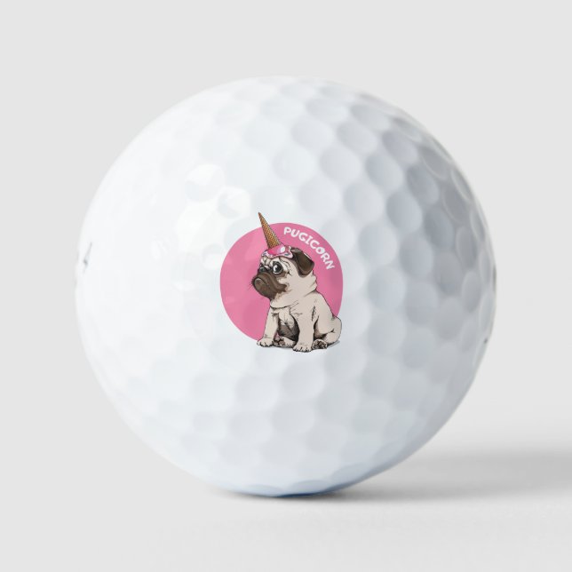 Pugicorn Golfball (Vorderseite)