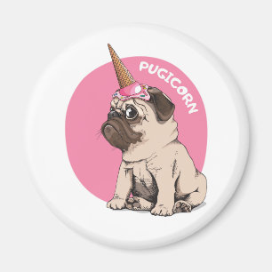 Pugicorn Magnet