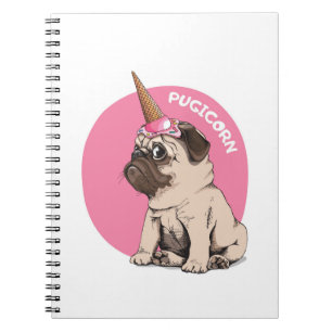 Pugicorn Notizblock