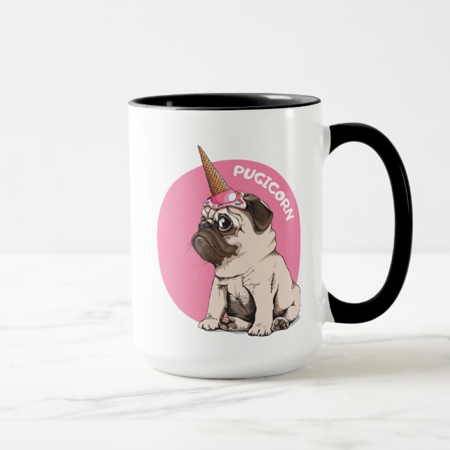 Pugicorn Tasse (Rechts)
