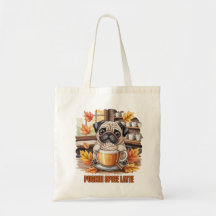 Pugkin Spice Latte – Süßes Herbst-Pug-Coffeedesign