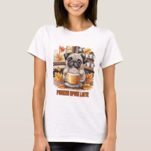 Pugkin Spice Latte – Süßes Herbst-Pug-Kaffeedesign