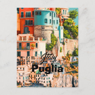 Puglia Italien Postkarte, Puglia Reise Postkarte I