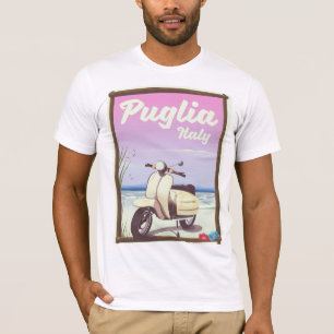 Puglia Italien Reiseplakat. T-Shirt