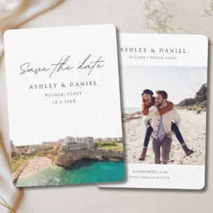 Puglia Wedding Italien Save the Date Einladung