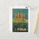 "Puglie ( Apulien ) Vintages italienisches Reisepl Postkarte (Vorderseite/Rückseite Beispiel)