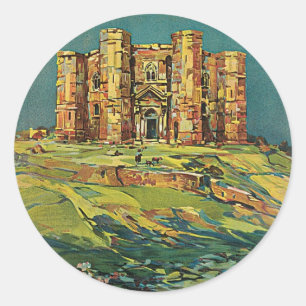 Puglie Runder Aufkleber