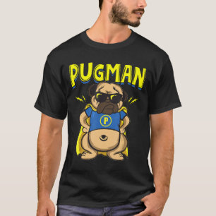 Pugman Lustiges Pug-Shirt für Pug-Vater T-Shirt