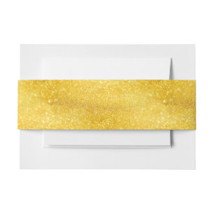PUGOLD Glitzer-Muster + Ihr Text / Foto Einladungsbanderole