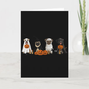 Pugs Hunde Liebhaber - Pug Geist Pug Hexe Pug Hall Karte