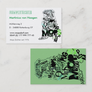 Pugs Spezialgebiet Visitenkarte