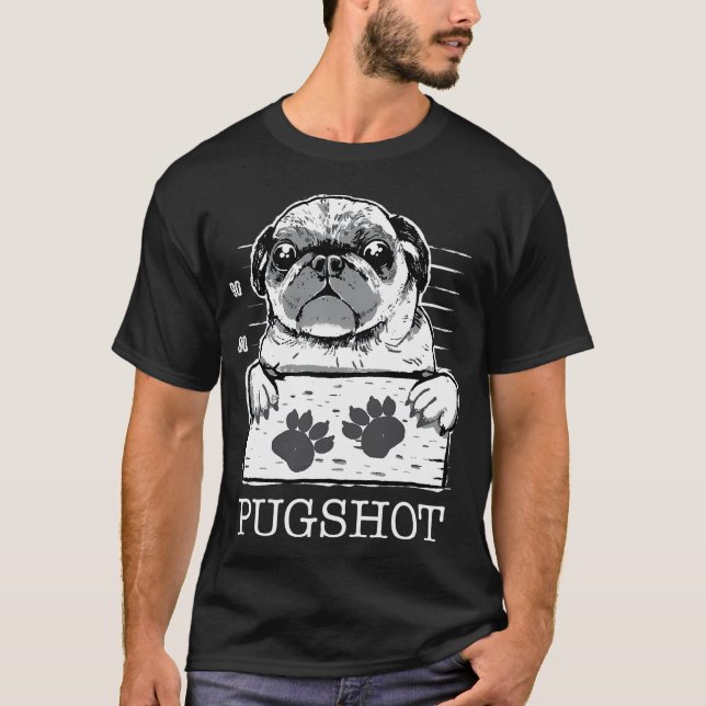 Pugshot - Böse Pfoten T-Shirt (Vorderseite)