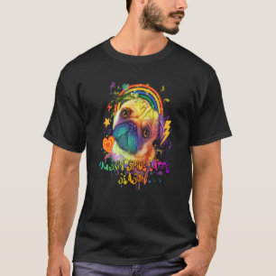 Pugskin Gewürz-Latte Saison Pug Tier Wortspiel Nie T-Shirt