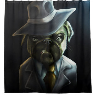 Pugster Boss Duschvorhang