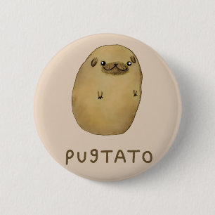 Pugtato Button
