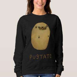 Pugtato Potato Hunde Sweatshirt
