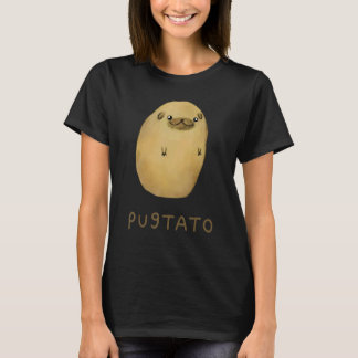 Pugtato Potato Hunde T-Shirt