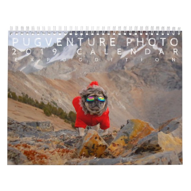 Pugventure Foto 2019: Expugdition Kalender (Titelbild)
