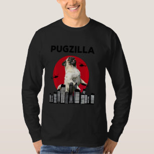 Pugzilla Mops Mama Mops Vater Mops Mops Tier T-Shirt