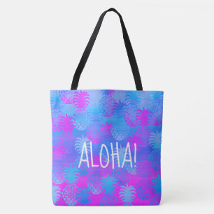 Pukana Hawaiian Aloha Pineaple Peri Beach Bag