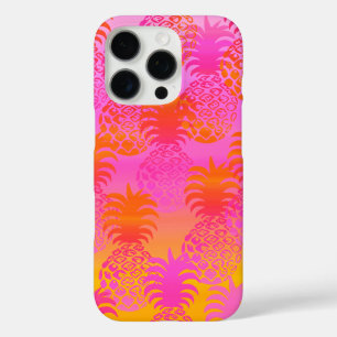 Pukana Hawaiian Ananas Sunset Blend Pink iPhone 16 Pro Hülle