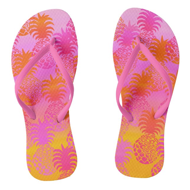 Pukana Hawaiian Pineaple Sunset Blend Flip Flops (Fußbett)