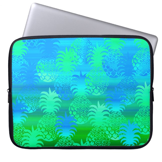 Pukana Hawaiian Pineaple Sunset Blend Laptopschutzhülle (Vorderseite)