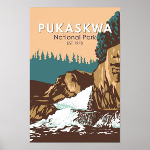 Pukaskwa Nationalpark Kanada Reise Kunst Vintage Poster