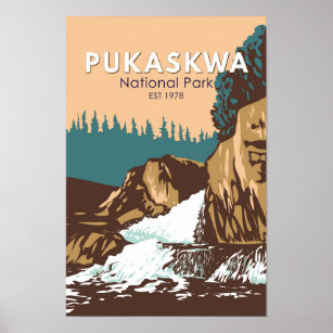 Pukaskwa Nationalpark Kanada Reisen Kunst Vintag Poster