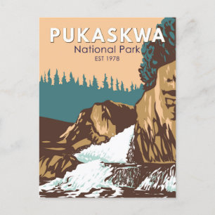 Pukaskwa Nationalpark Kanada Reisen Kunst Vintag Postkarte
