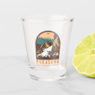 Pukaskwa Nationalpark Kanada Reisen Kunst Vintag Schnapsglas