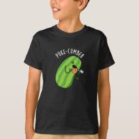 Puke cumber Funny Cucumber Pun Dark BG