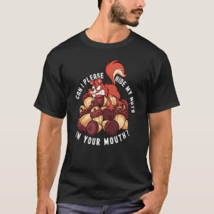 Puke Joke Sarcastic Eichhörnchen Nut Quote Wildlif T-Shirt