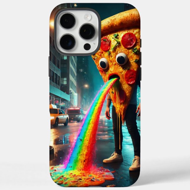 Pukey Pizza Case-Mate iPhone Hülle (Rückseite)