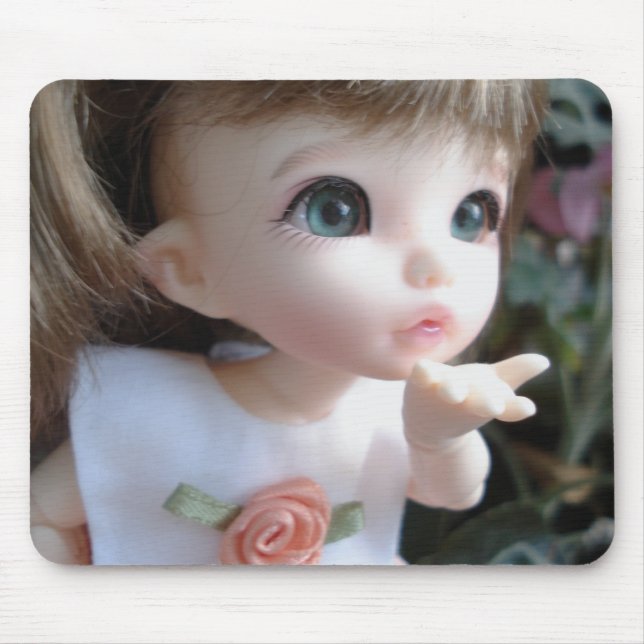 Pukifee, das einen Kuss durchbrennt Mousepad (Vorne)