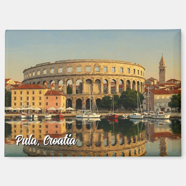 Pula Croatia Reisen Magnet (Vorderseite)