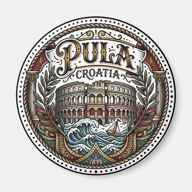 Pula Kroatien Magnet (Vorne)