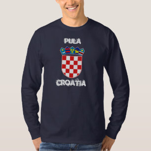 Pula, Kroatien mit Wappen T-Shirt