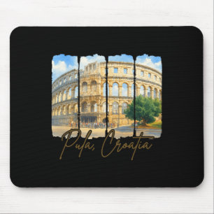 Pula Kroatien Reisepinselstrich Pula Kroatien So Mousepad